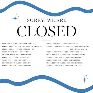 Holiday Closing